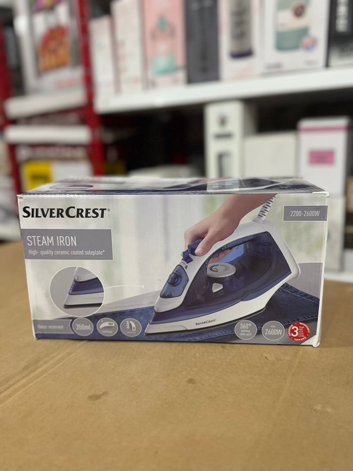 German Lot Silver Crust Steam Iron